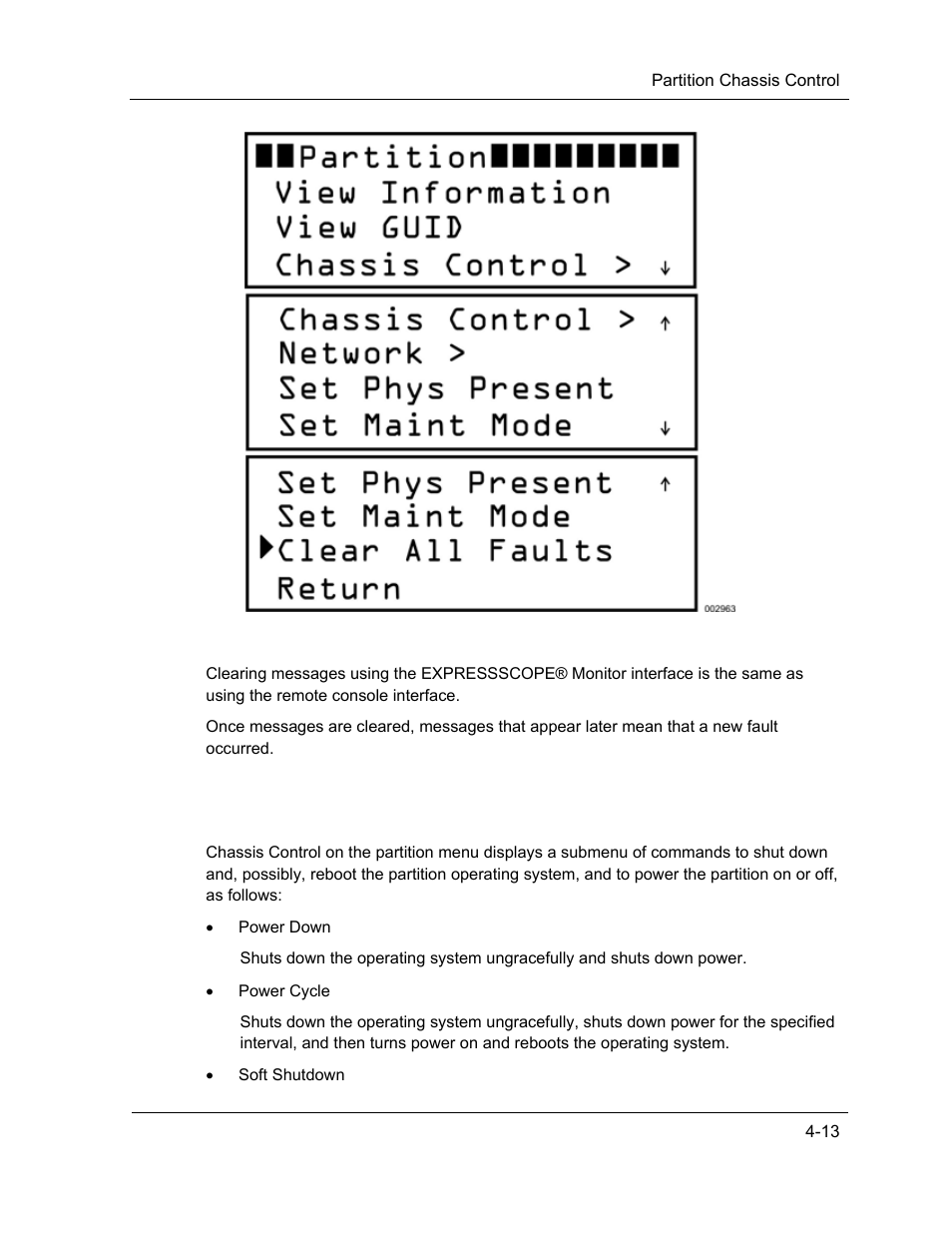 Partition chassis control | NEC ExpressA1160 User Manual | Page 99 / 252