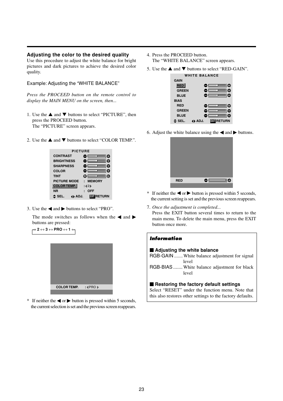 NEC PlasmaSync 50MP2 User Manual | Page 30 / 68