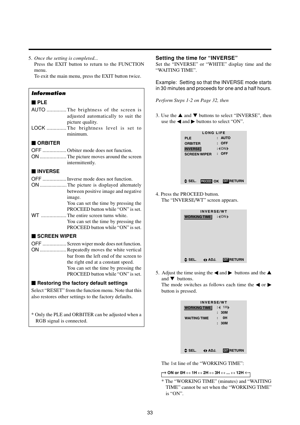 NEC PlasmaSync 50MP2 User Manual | Page 40 / 68