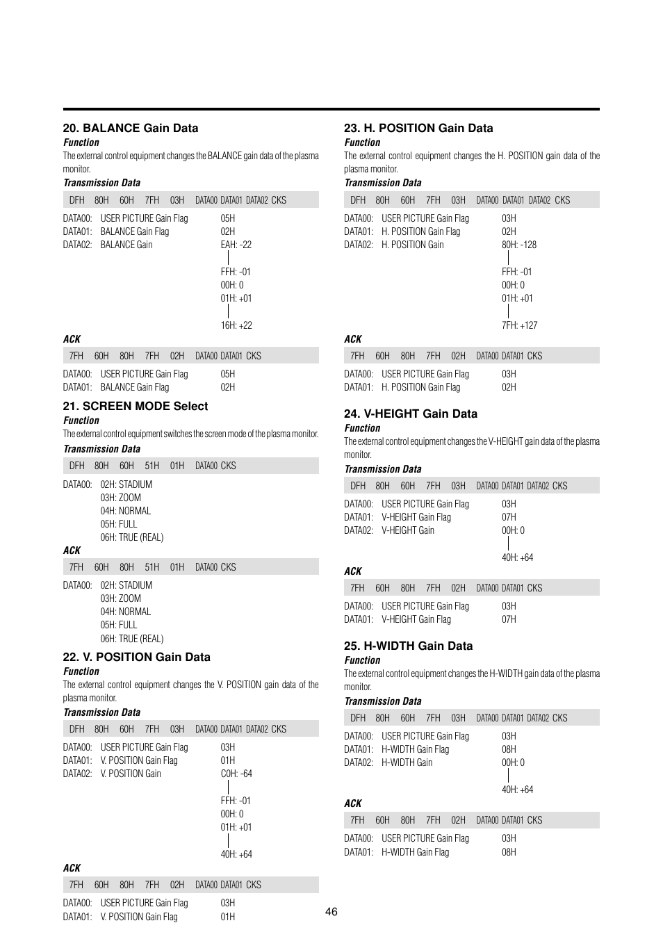 NEC PlasmaSync 50MP2 User Manual | Page 53 / 68