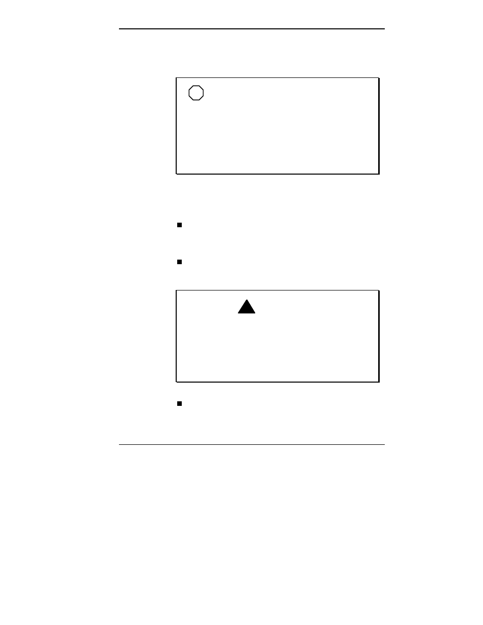 Warning | NEC 750C User Manual | Page 22 / 83