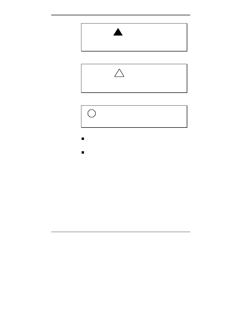 Warning, Caution | NEC 750C User Manual | Page 6 / 83