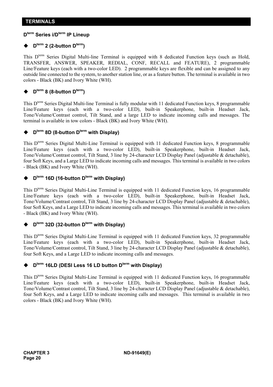 NEC NEAX2000 ND-91649 User Manual | Page 28 / 58