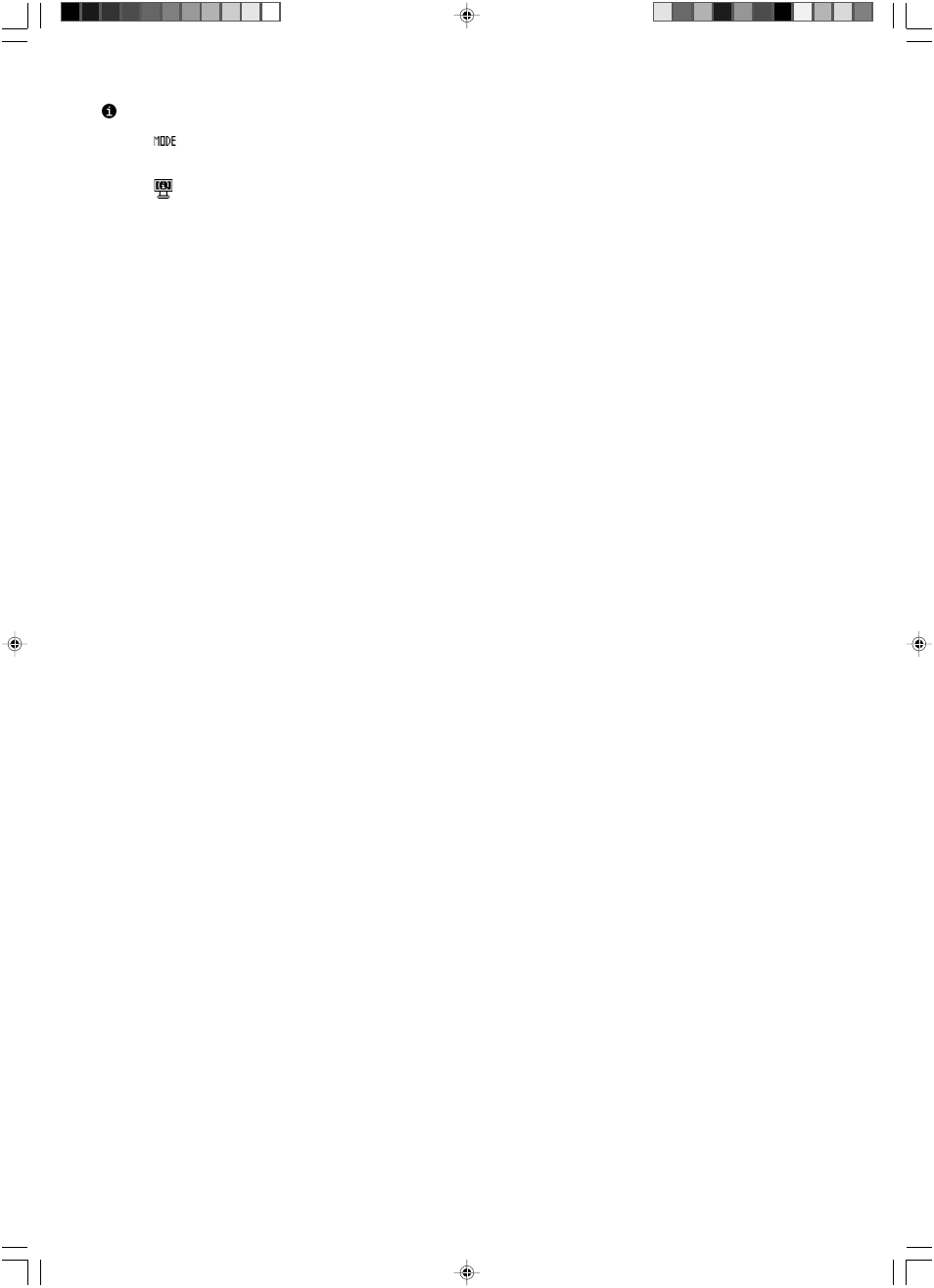 Information, Osm warning, Display mode | Monitor info | NEC LCD1501 User Manual | Page 14 / 118