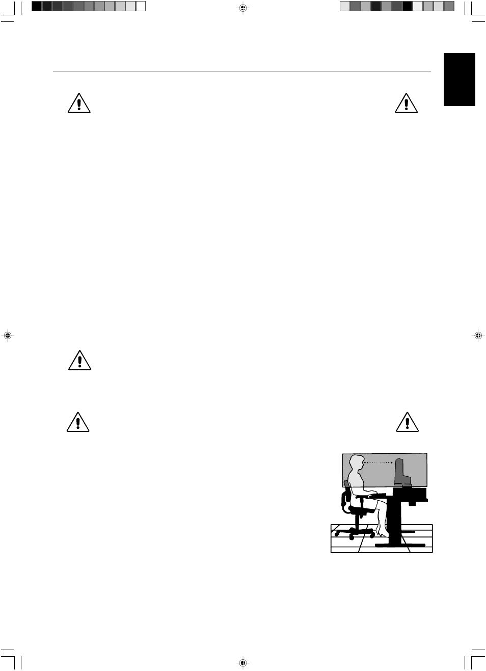 Recommended use, English | NEC LCD1501 User Manual | Page 15 / 118