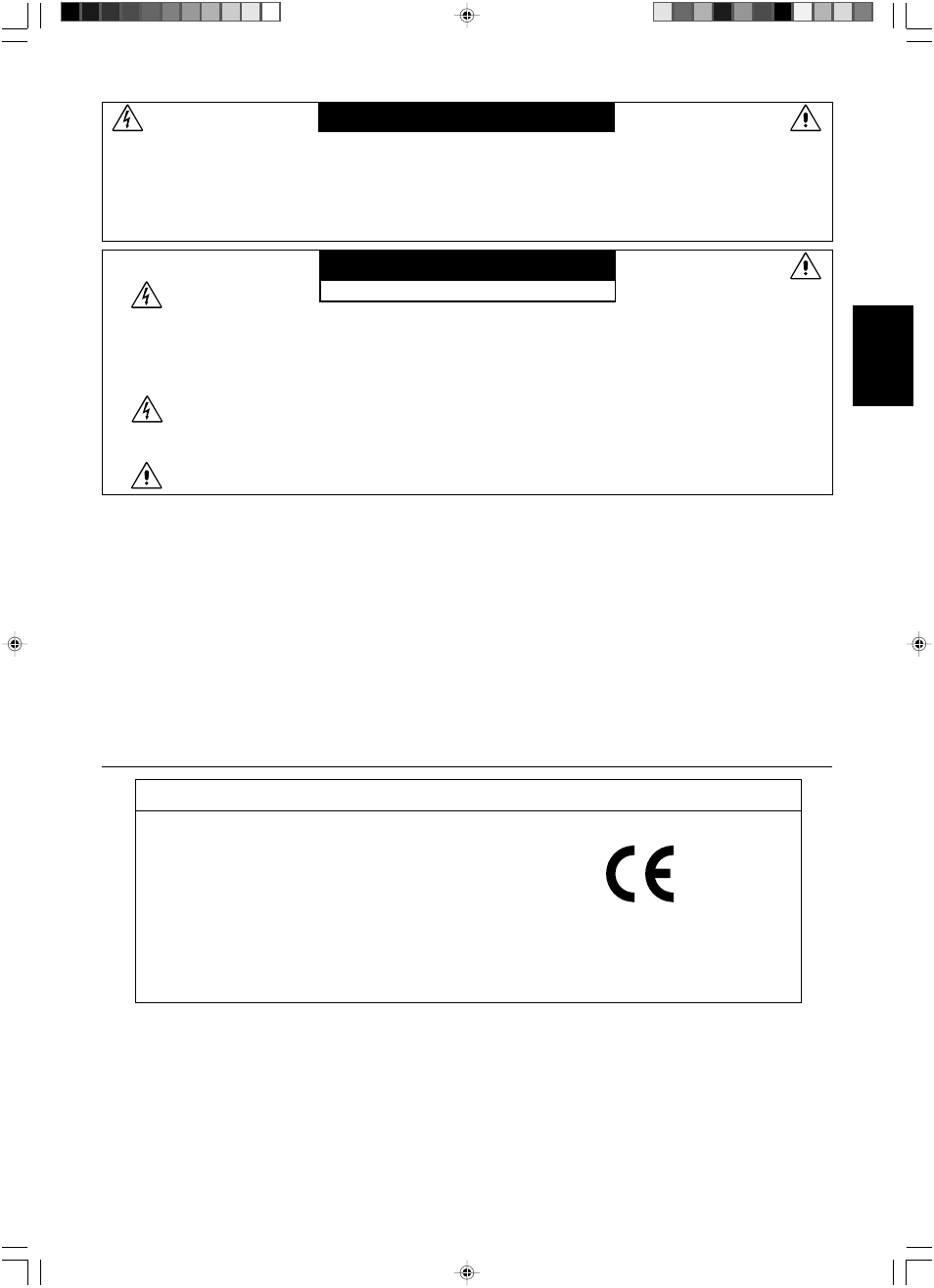 Erklärung, Vorsicht, Warnung vorsicht | Deutsch, Erklärung des herstellers | NEC LCD1501 User Manual | Page 27 / 118