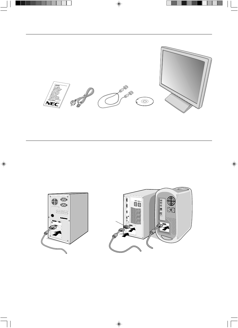 Inhalt, Kurzanleitung | NEC LCD1501 User Manual | Page 28 / 118