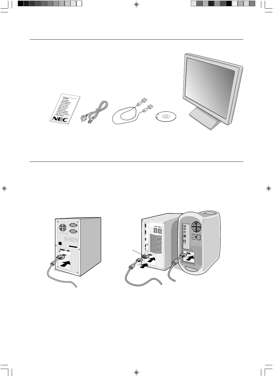 Contenuto, Guida rapida | NEC LCD1501 User Manual | Page 68 / 118