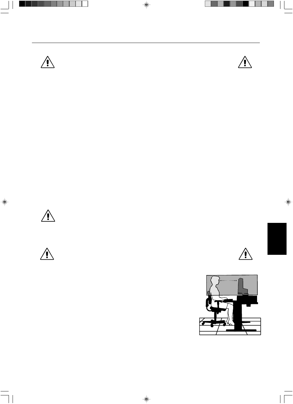 Uso consigliato, Italiano | NEC LCD1501 User Manual | Page 75 / 118