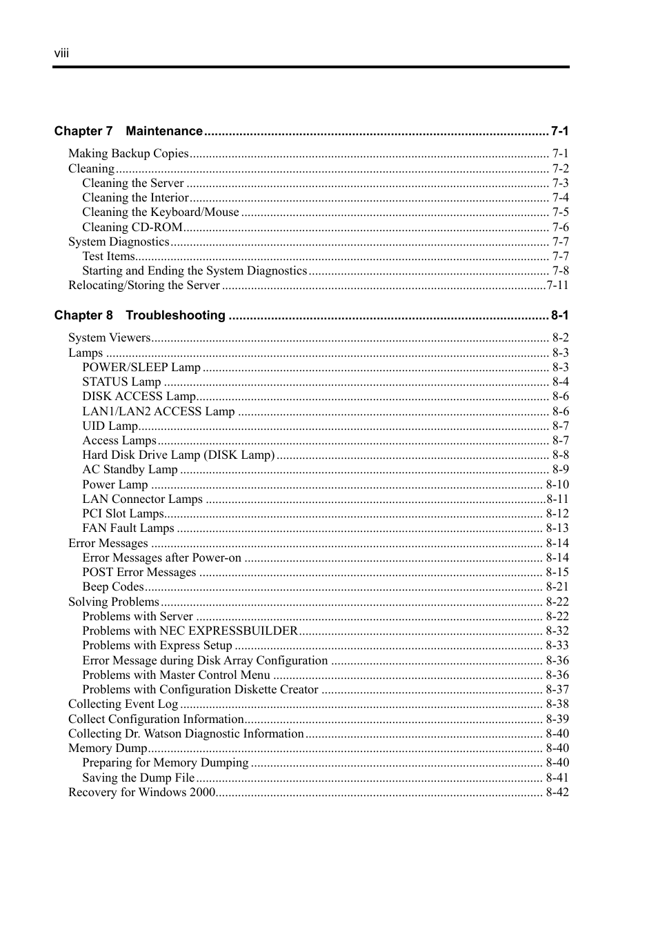 NEC Server 140Rc-4 User Manual | Page 14 / 400