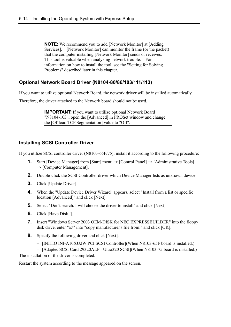 NEC Server 140Rc-4 User Manual | Page 170 / 400