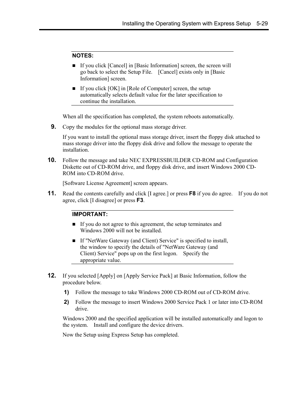 NEC Server 140Rc-4 User Manual | Page 185 / 400