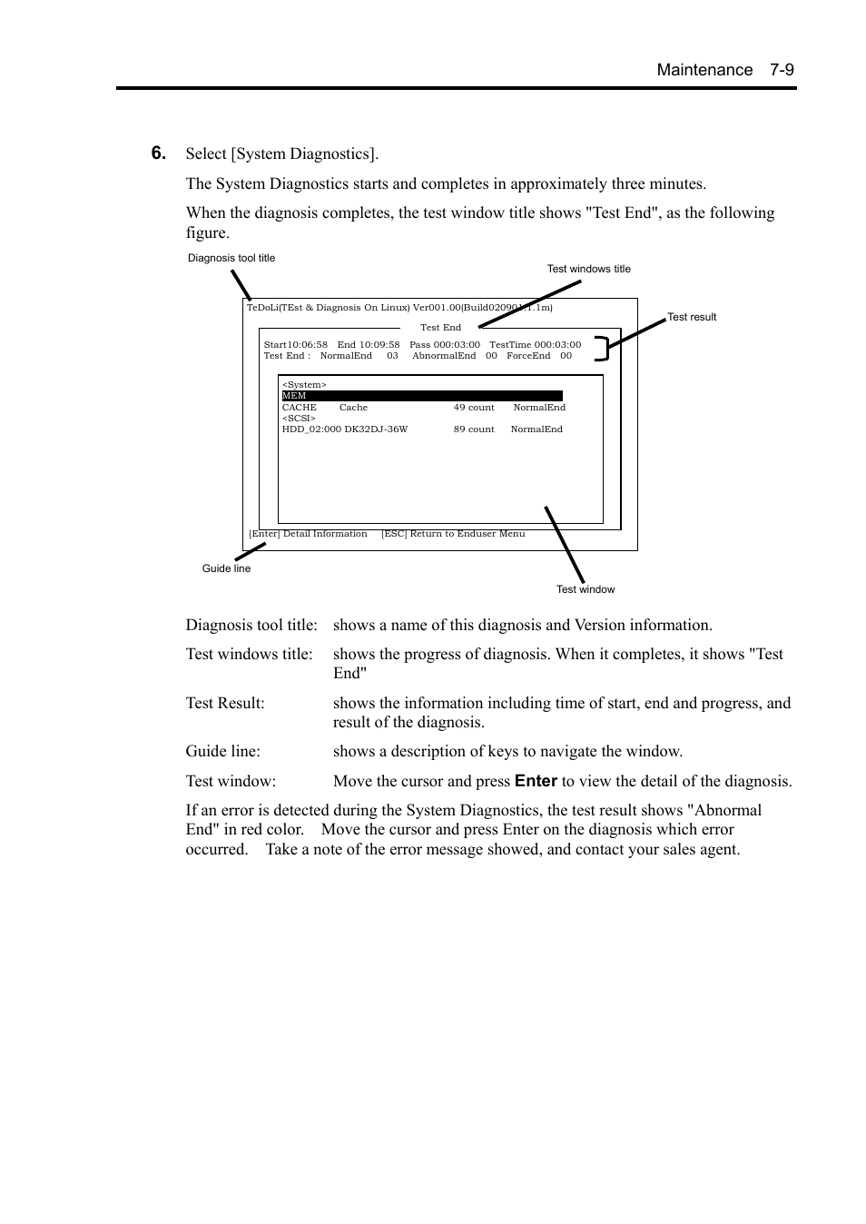 Maintenance 7-9 | NEC Server 140Rc-4 User Manual | Page 235 / 400