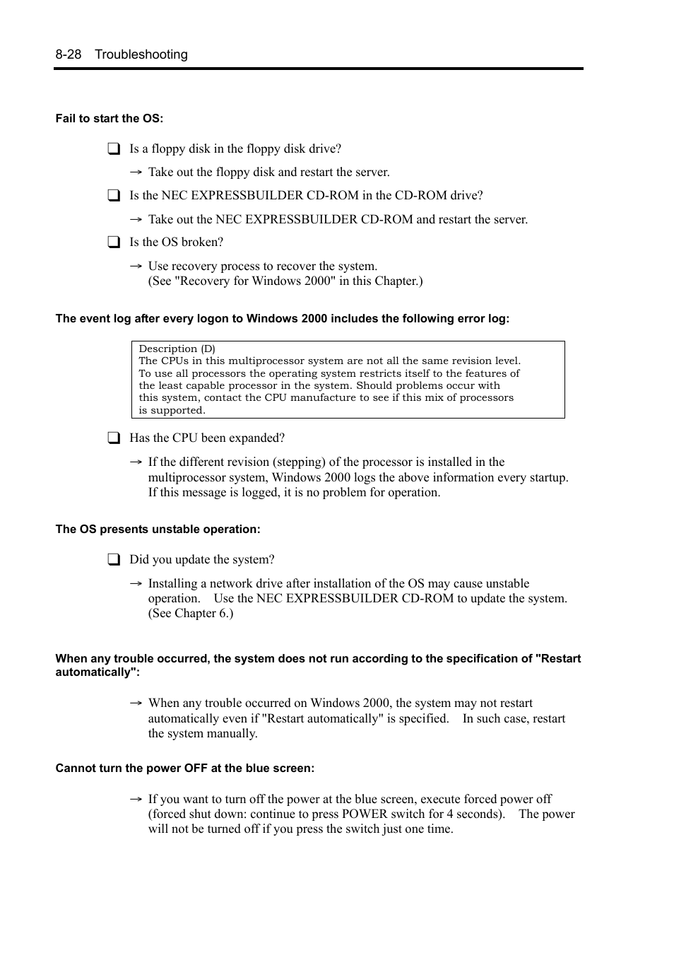 NEC Server 140Rc-4 User Manual | Page 266 / 400