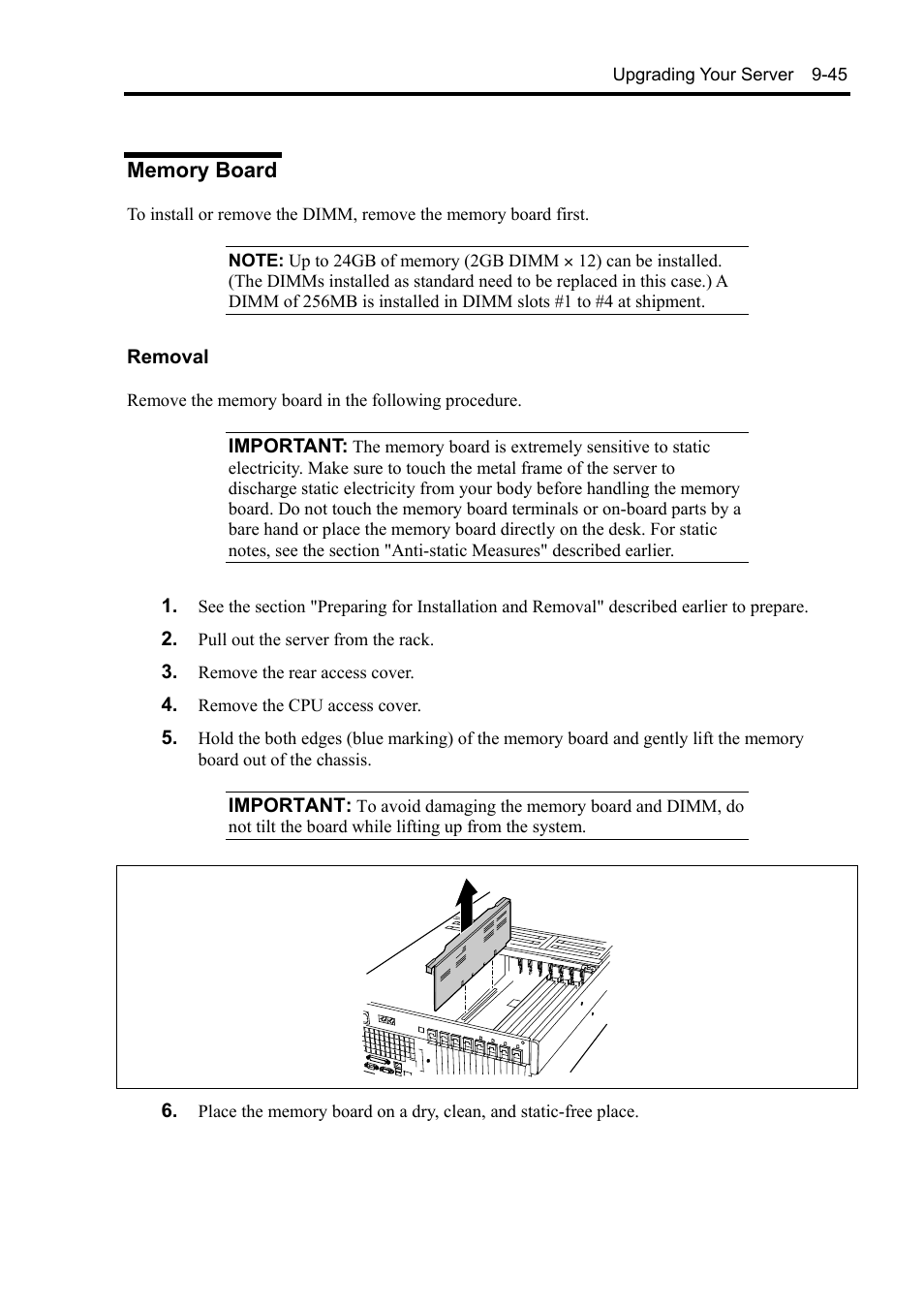 Memory board | NEC Server 140Rc-4 User Manual | Page 331 / 400