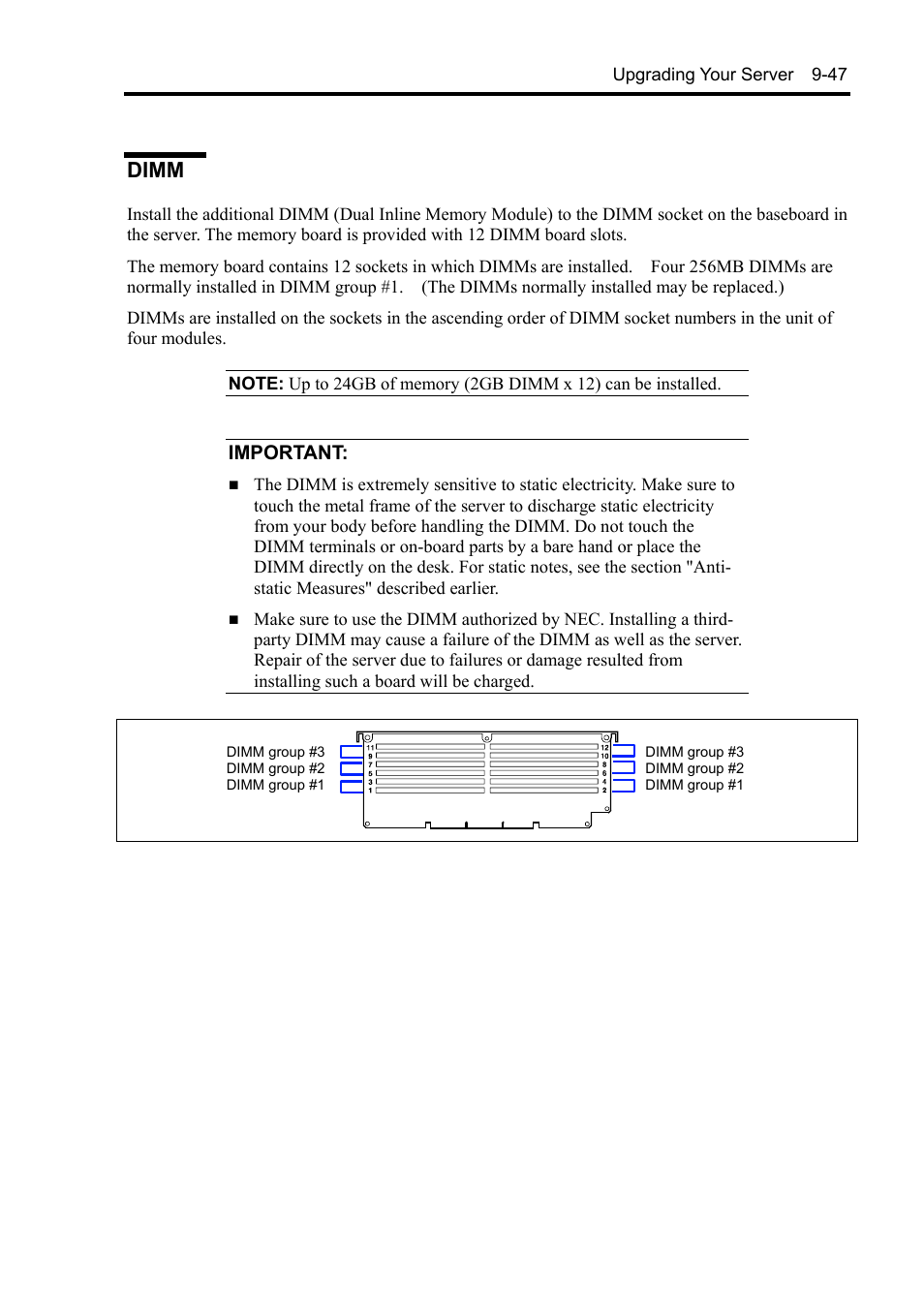 Dimm | NEC Server 140Rc-4 User Manual | Page 333 / 400