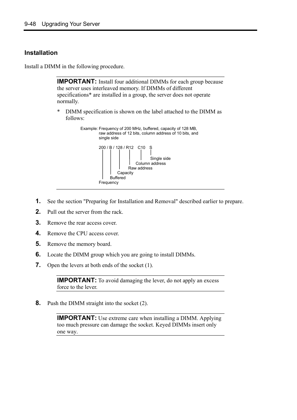 NEC Server 140Rc-4 User Manual | Page 334 / 400