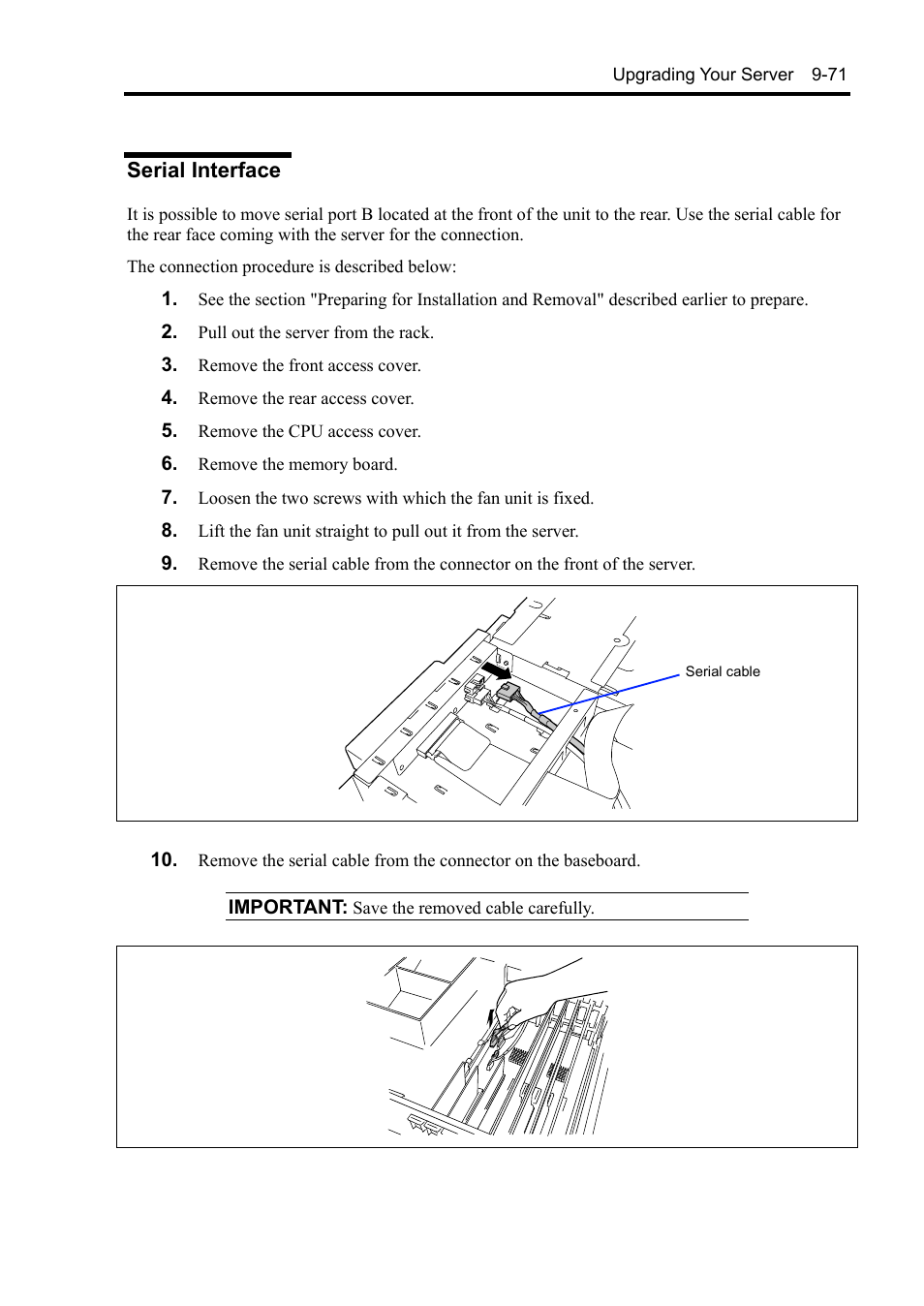 Serial interface | NEC Server 140Rc-4 User Manual | Page 357 / 400