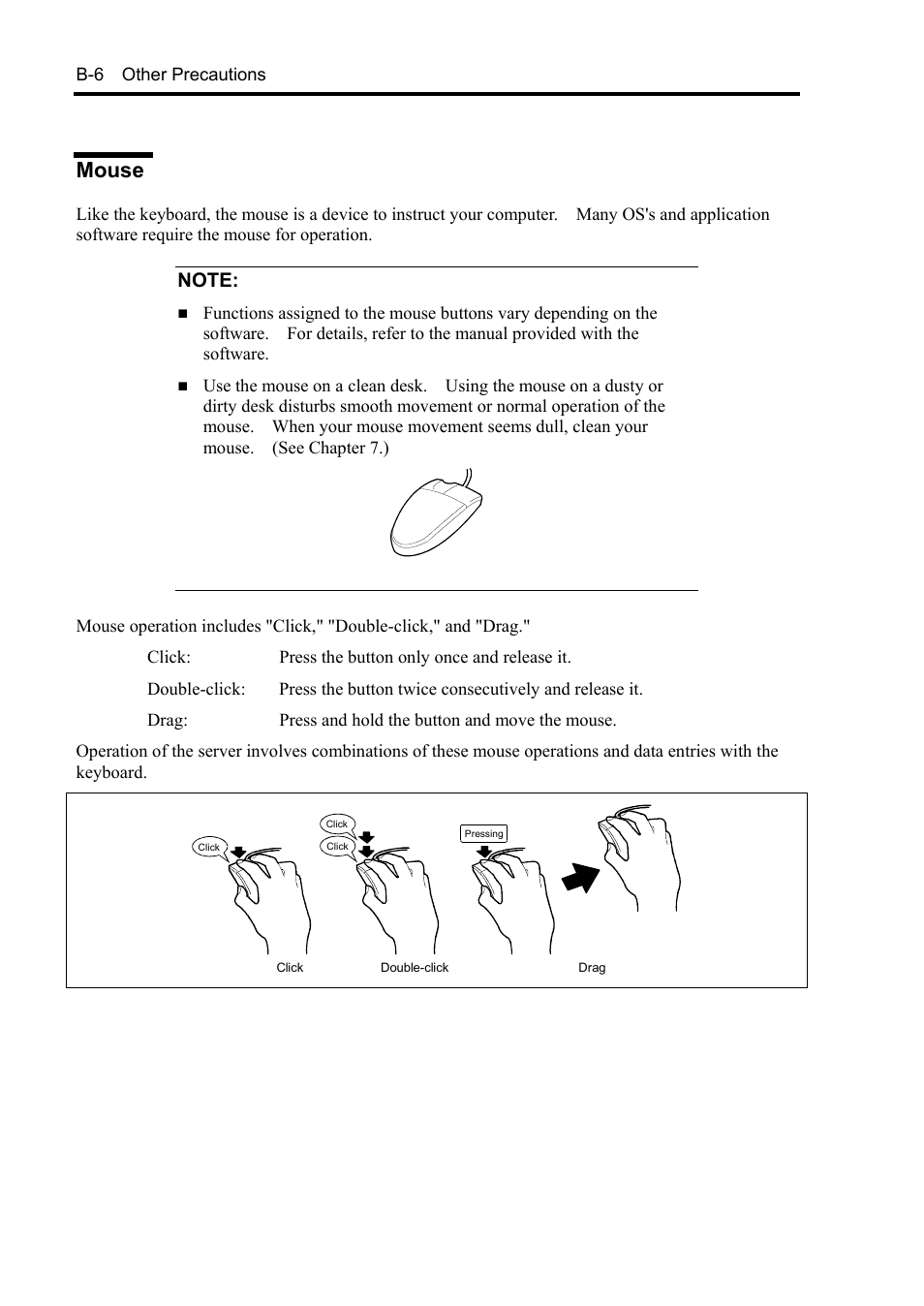 Mouse | NEC Server 140Rc-4 User Manual | Page 368 / 400
