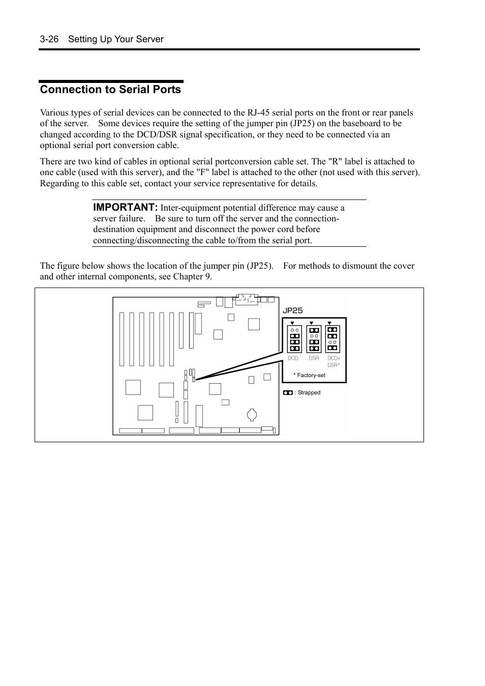 Connection to serial ports | NEC Server 140Rc-4 User Manual | Page 98 / 400