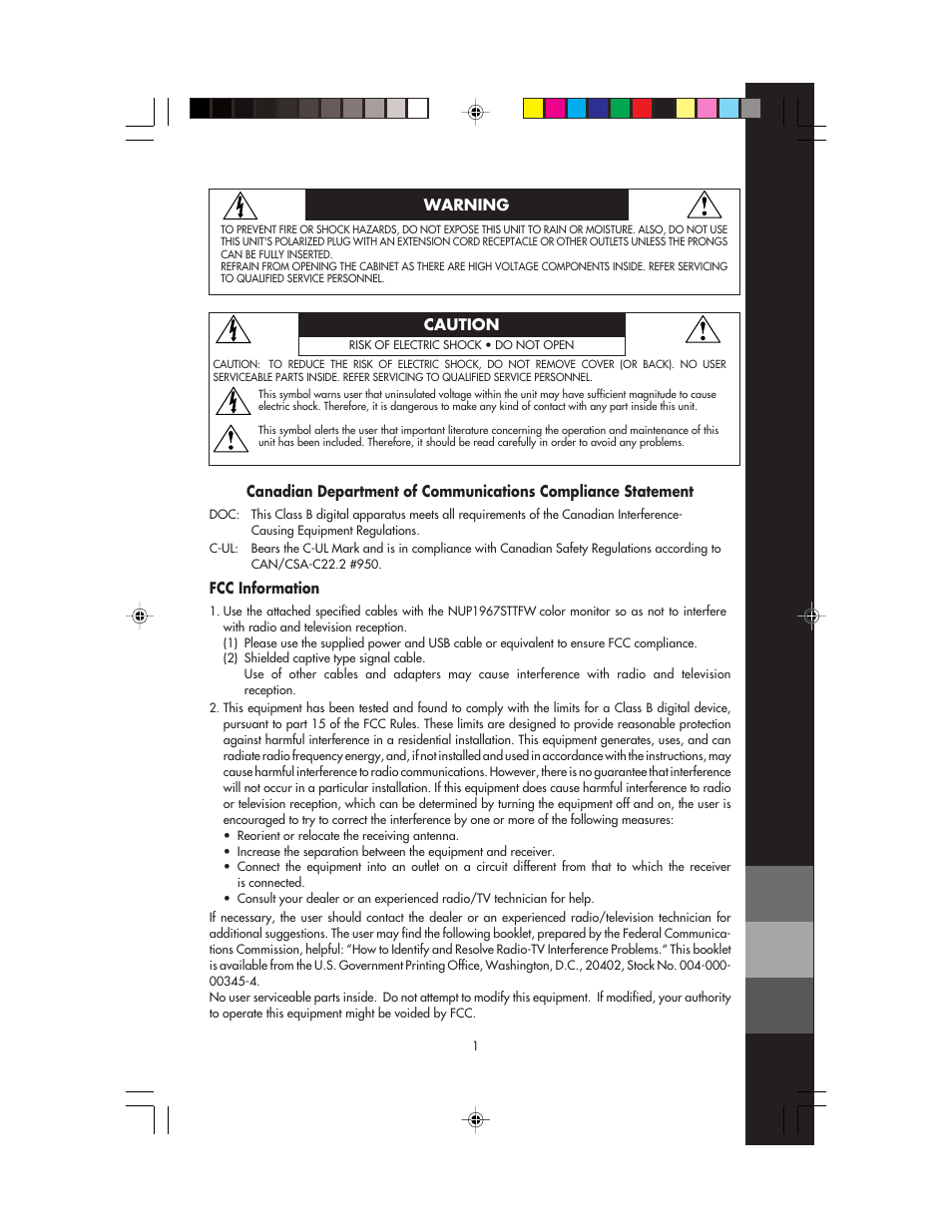 NEC FP955 User Manual | Page 3 / 68