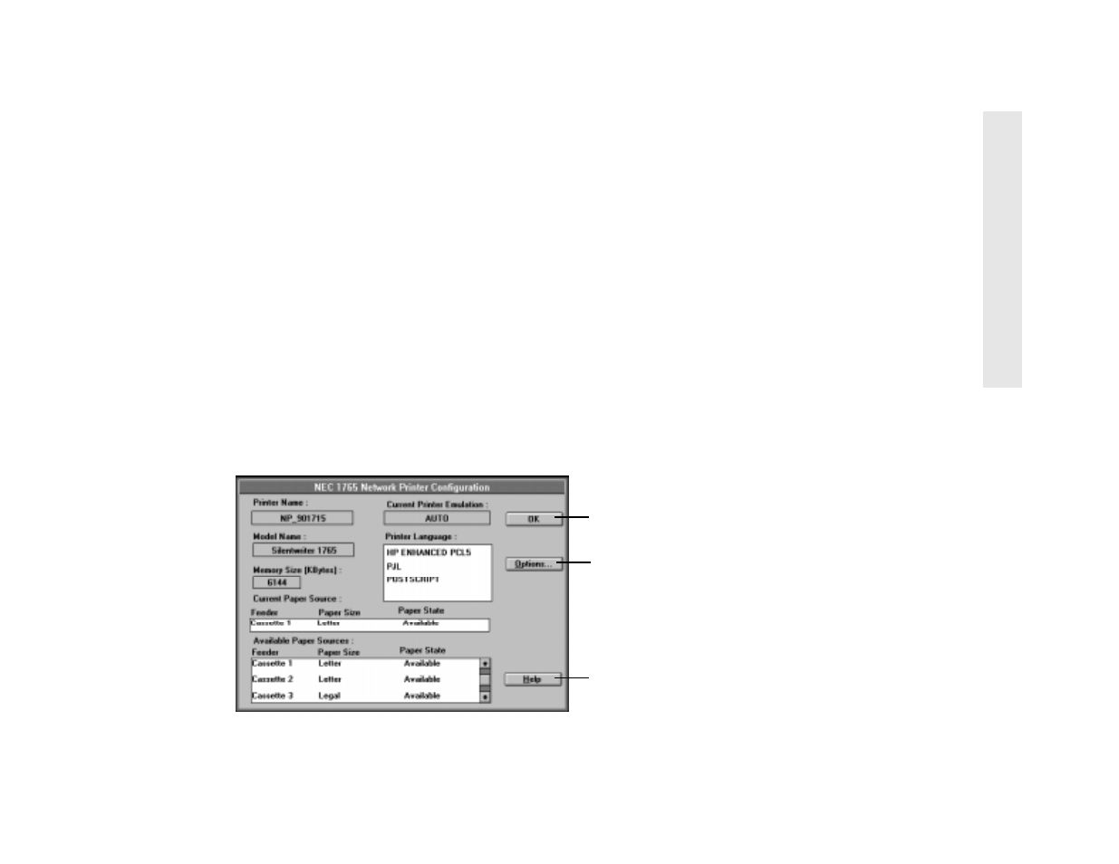NEC SILENTWRIT 1700 Series User Manual | Page 133 / 196