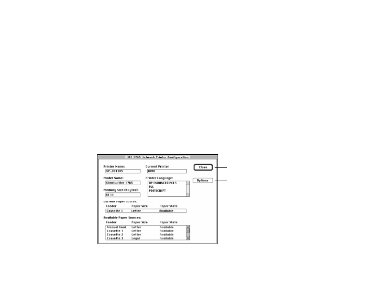 NEC SILENTWRIT 1700 Series User Manual | Page 148 / 196