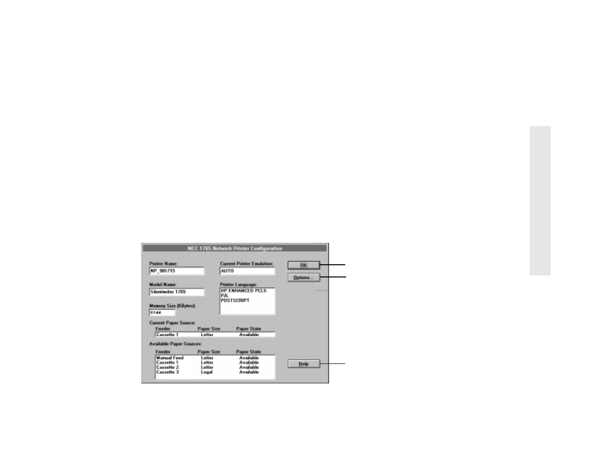 NEC SILENTWRIT 1700 Series User Manual | Page 169 / 196