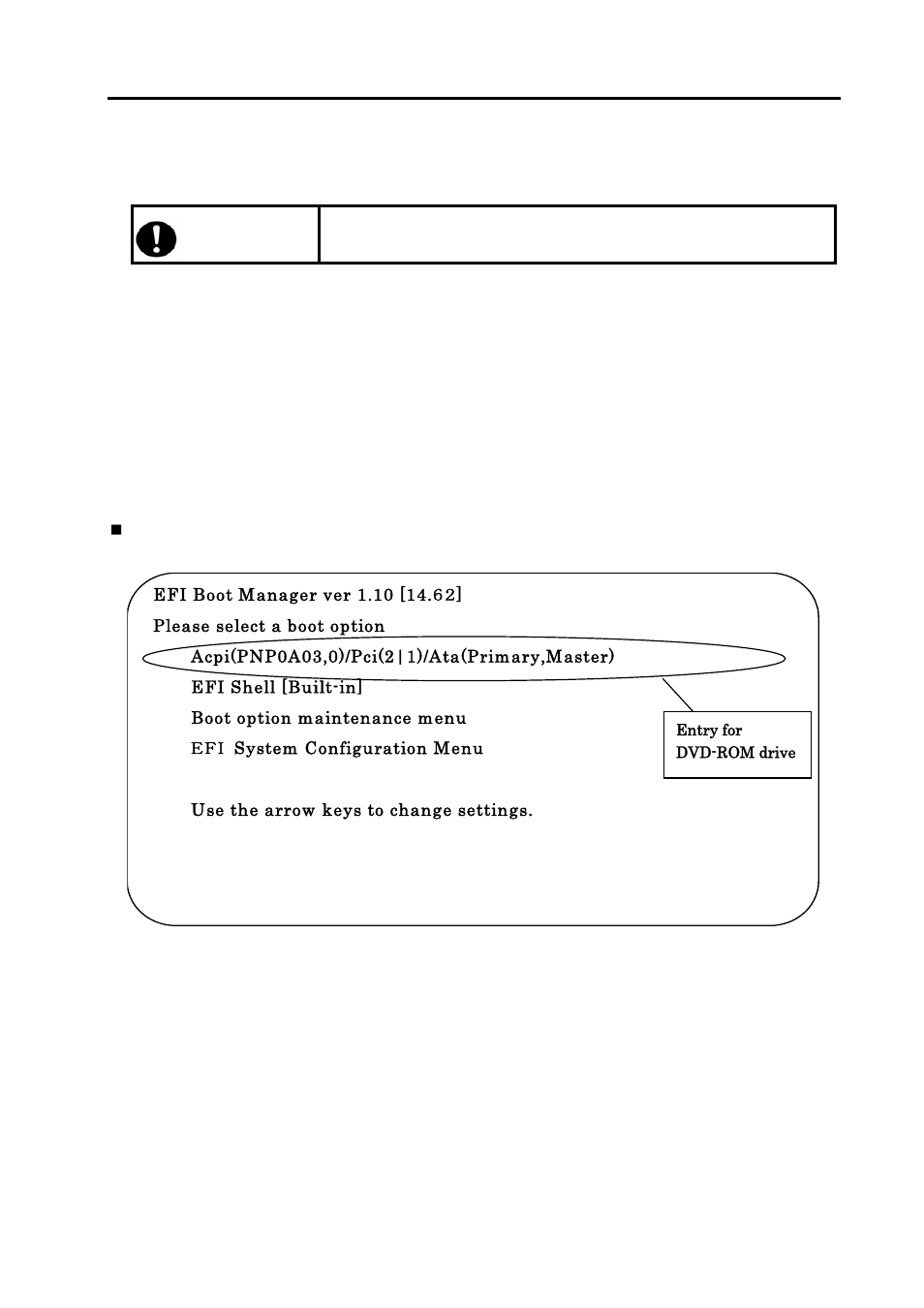 Os boot, Caution | NEC NX7700i/5040H-32 User Manual | Page 143 / 170