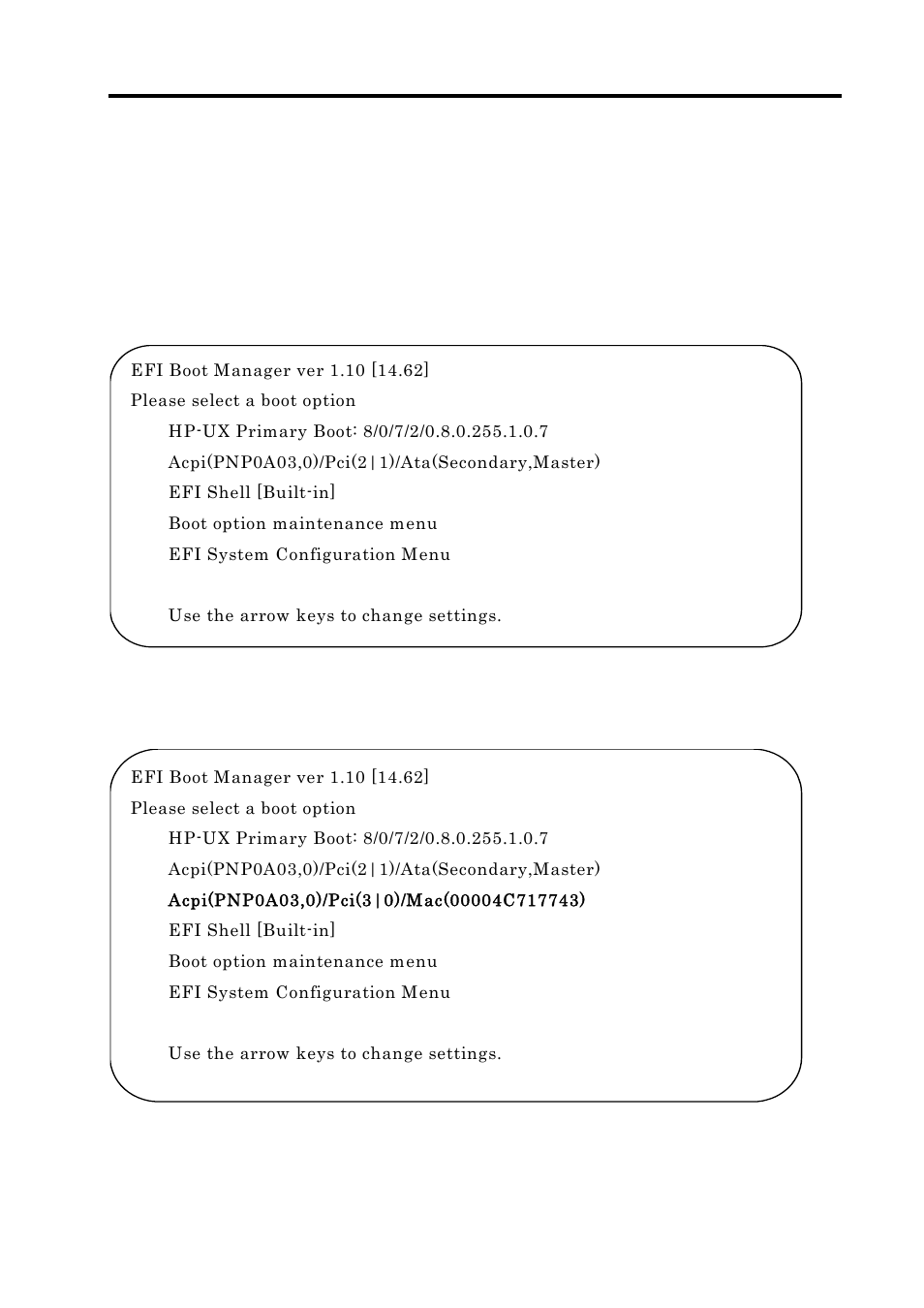 Setting the network boot | NEC NX7700i/5040H-32 User Manual | Page 160 / 170