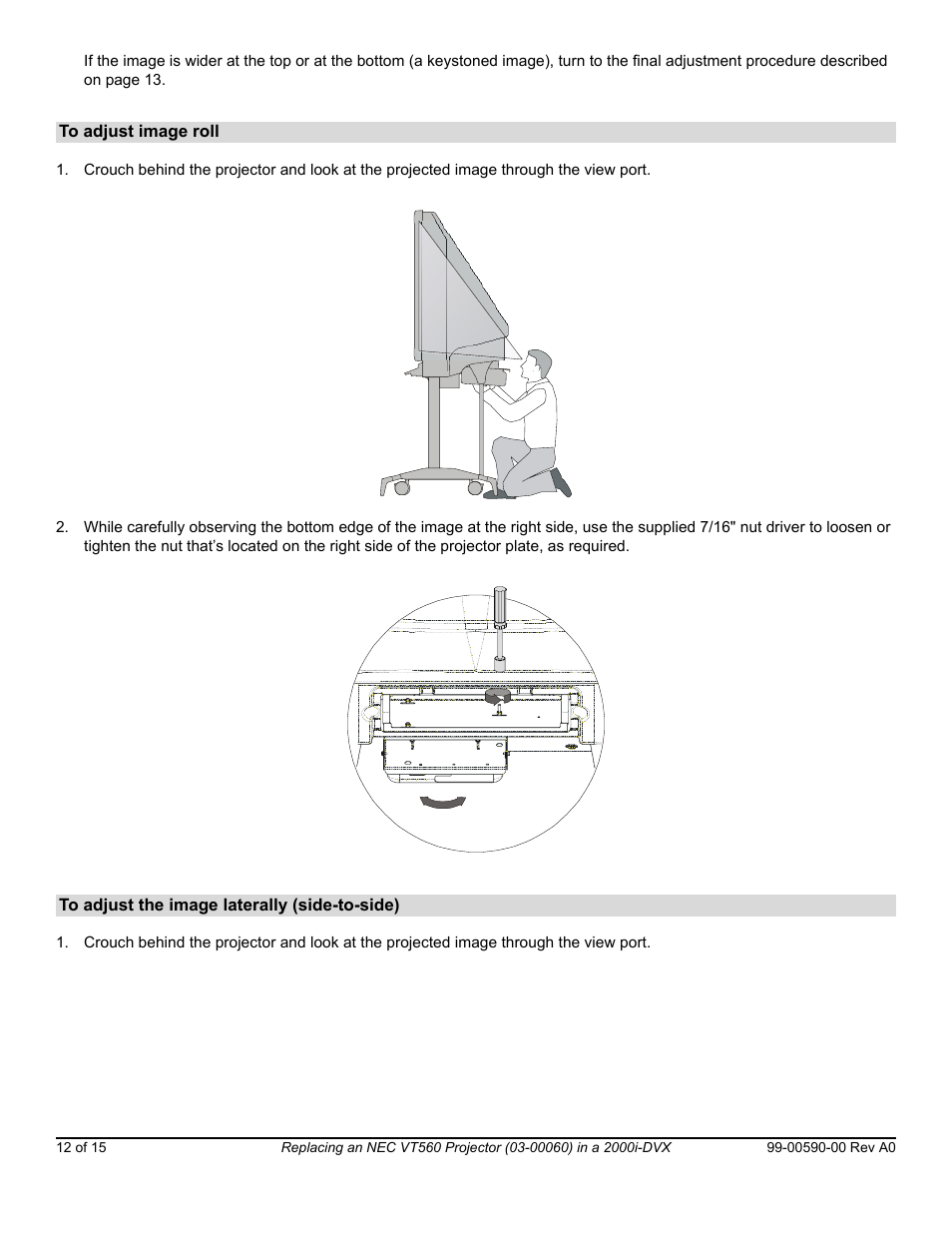 NEC Projector VT560 User Manual | Page 12 / 15