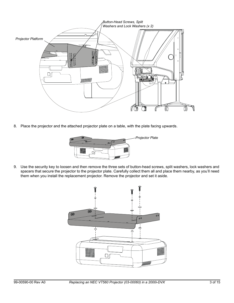 NEC Projector VT560 User Manual | Page 3 / 15