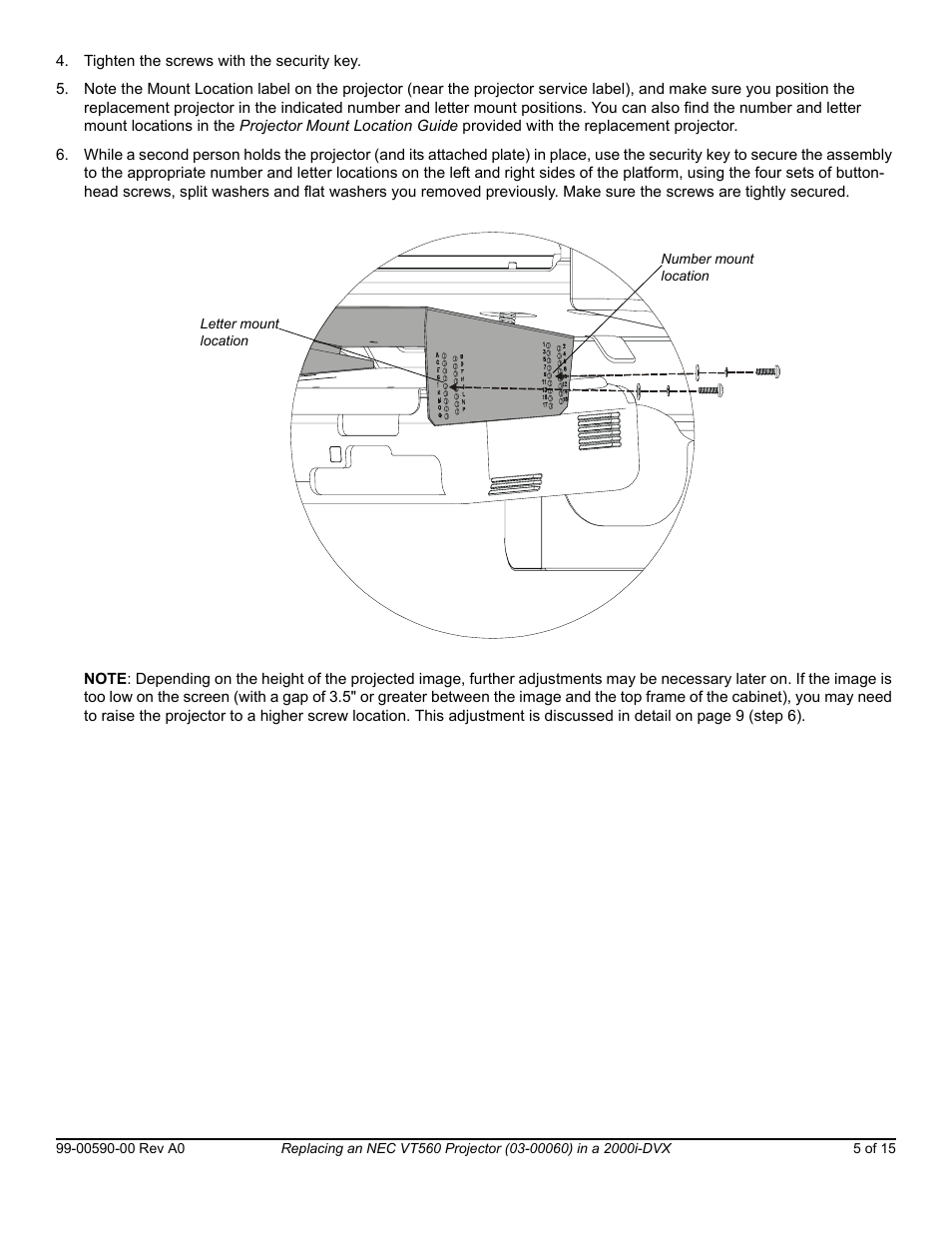 NEC Projector VT560 User Manual | Page 5 / 15