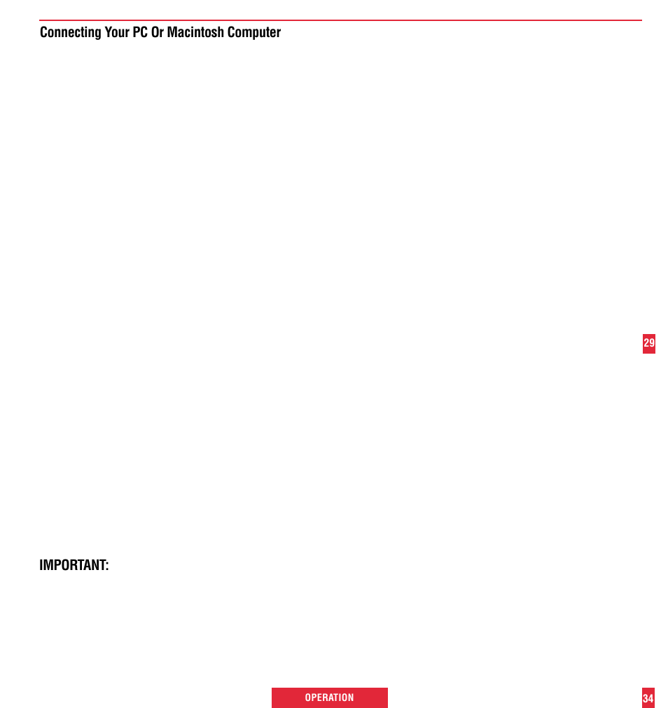 Connecting your pc or macintosh computer, Important | NEC MultiSync MT600 User Manual | Page 30 / 32