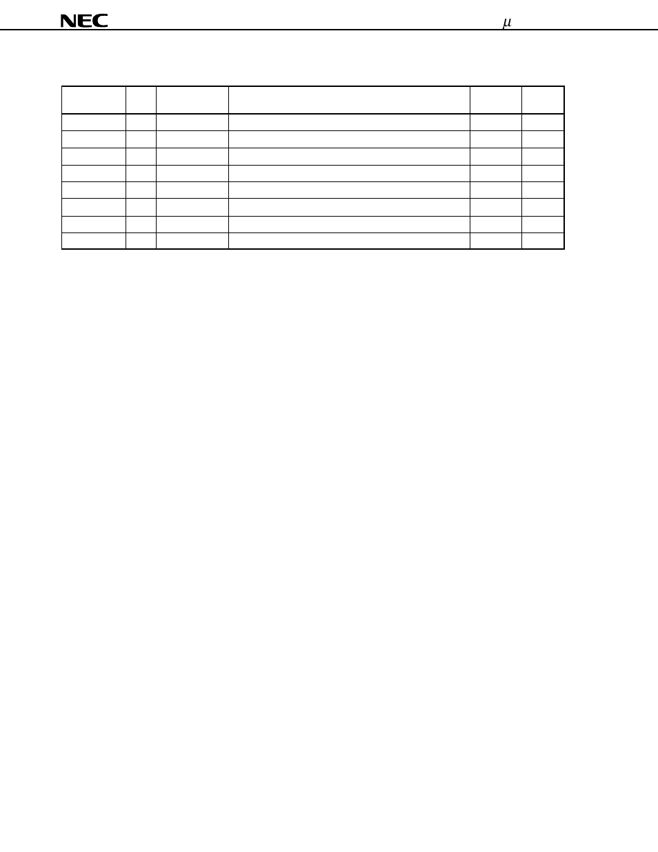 NEC uPD75P3116 User Manual | Page 10 / 70