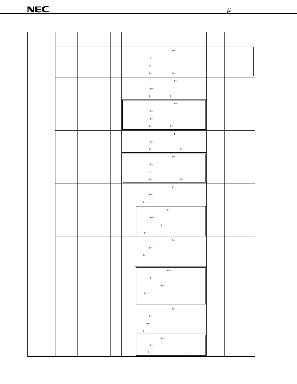 NEC uPD75P3116 User Manual | Page 26 / 70