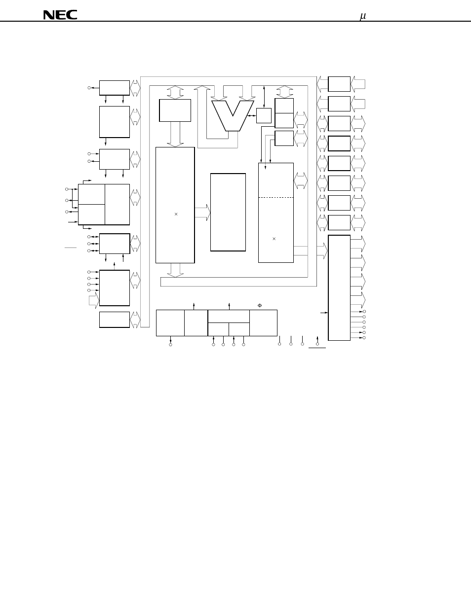 Block diagram | NEC uPD75P3116 User Manual | Page 6 / 70