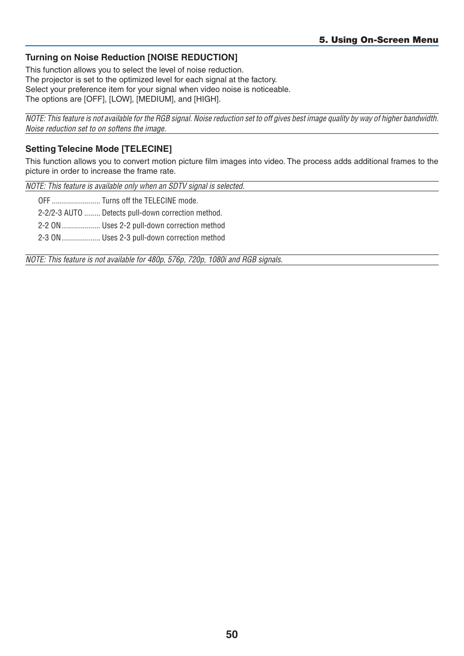 NEC NP110 User Manual | Page 59 / 92