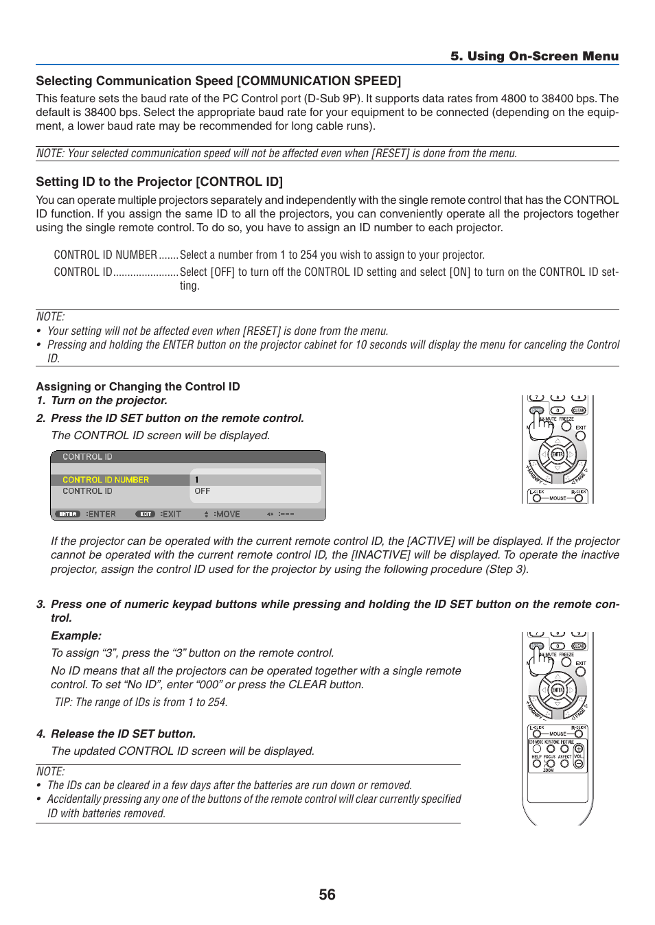 NEC NP110 User Manual | Page 65 / 92