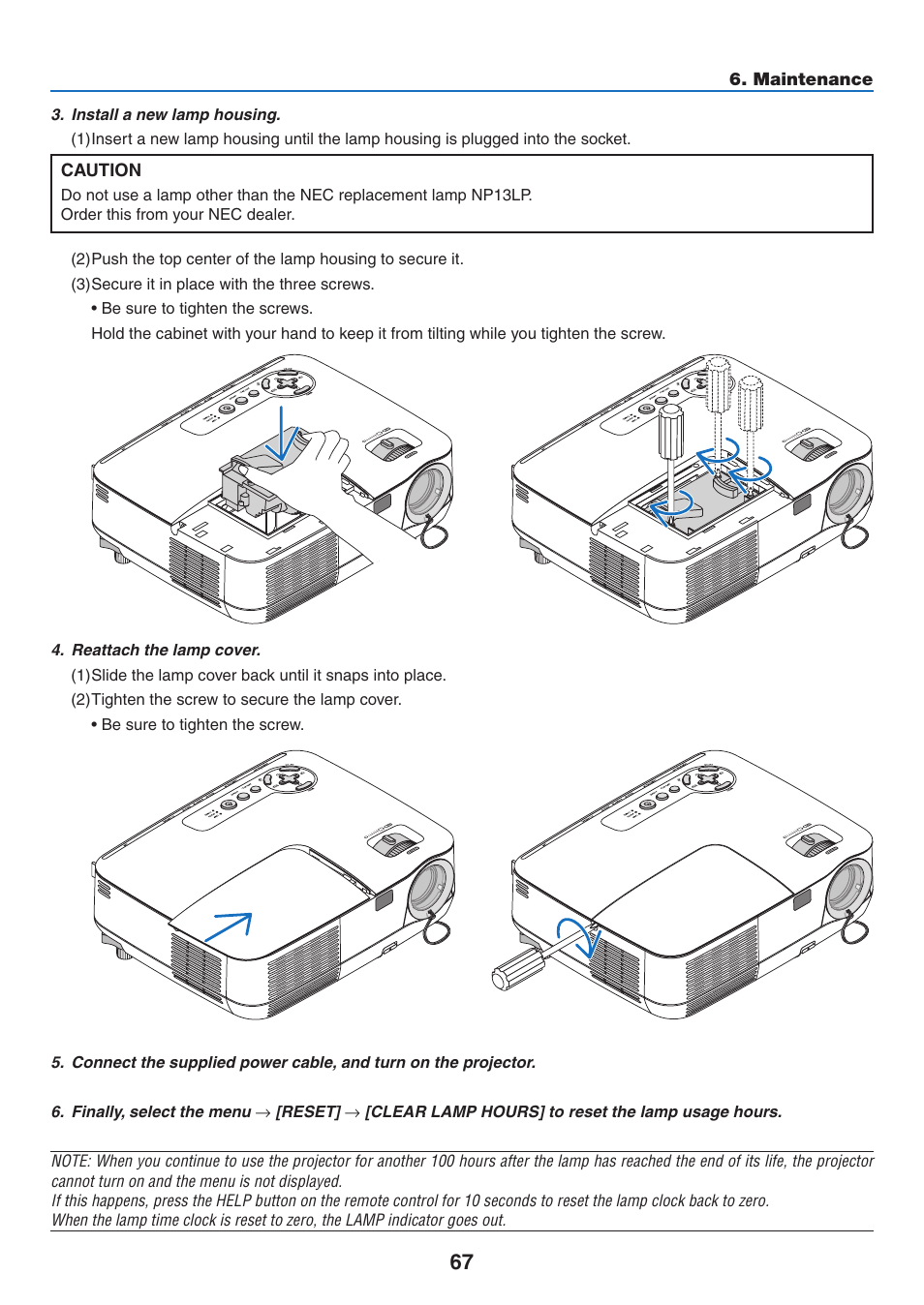 NEC NP110 User Manual | Page 76 / 92