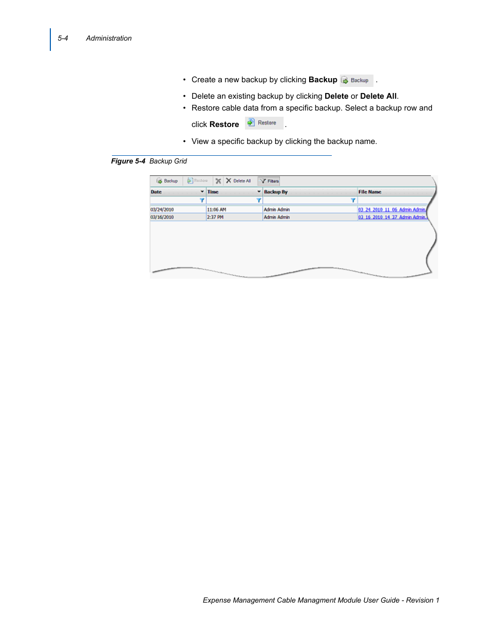 Backup grid -4, Figure 5-4 | NEC NDA-31135 User Manual | Page 28 / 38