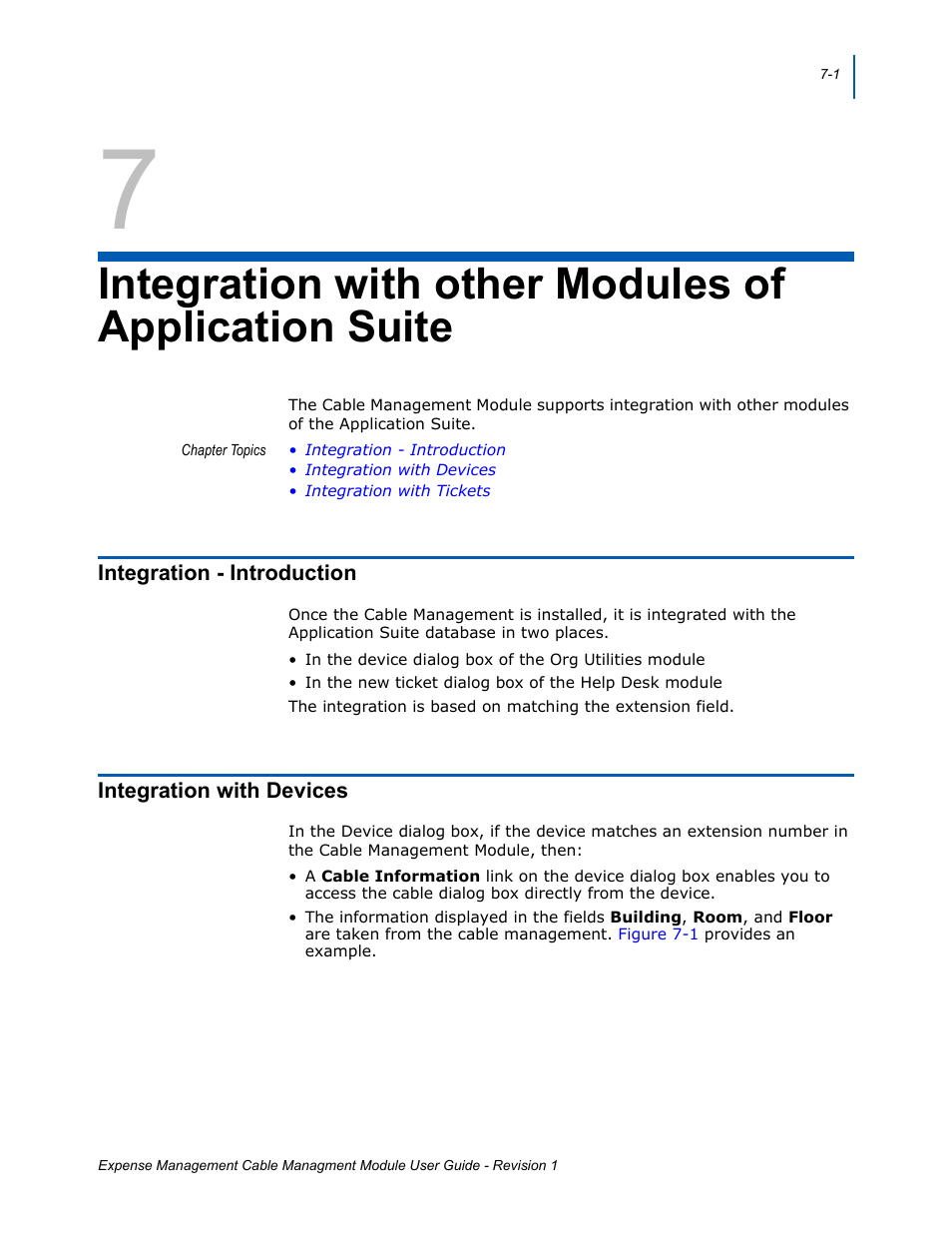 Integration - introduction, Integration with devices, Integration - introduction -1 | Integration with devices -1 | NEC NDA-31135 User Manual | Page 33 / 38