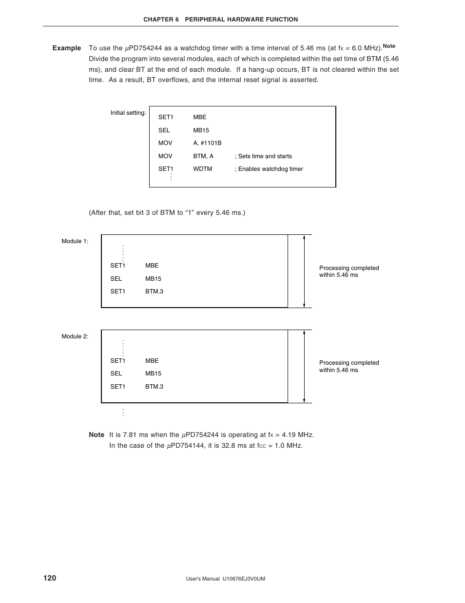 NEC PD754144 User Manual | Page 120 / 306