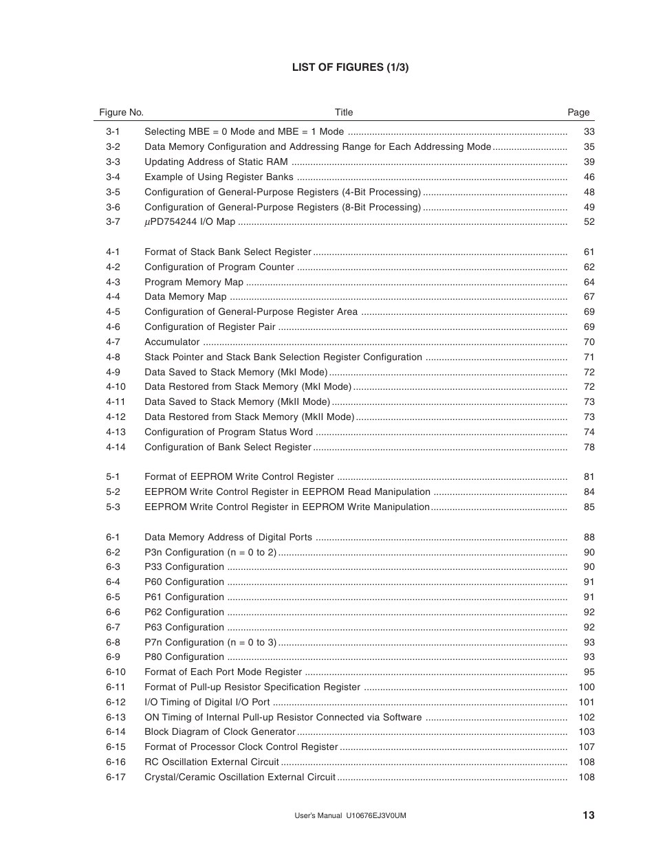 NEC PD754144 User Manual | Page 13 / 306