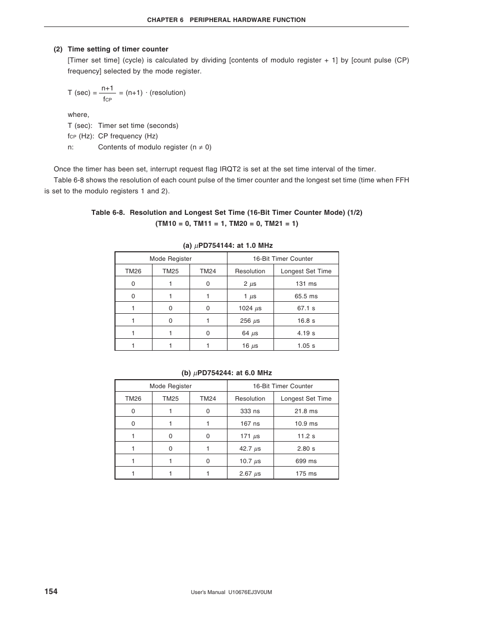 NEC PD754144 User Manual | Page 154 / 306