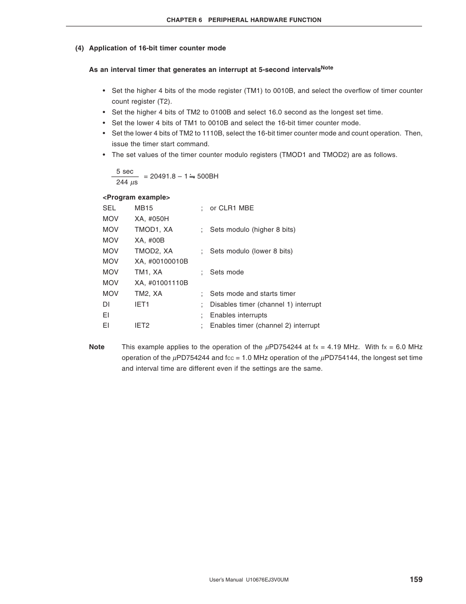 NEC PD754144 User Manual | Page 159 / 306