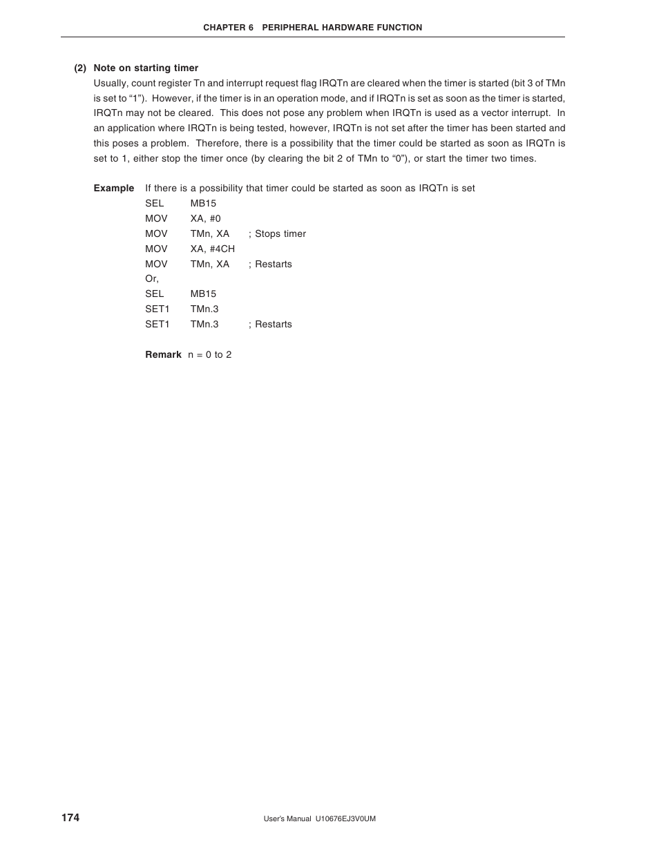 NEC PD754144 User Manual | Page 174 / 306