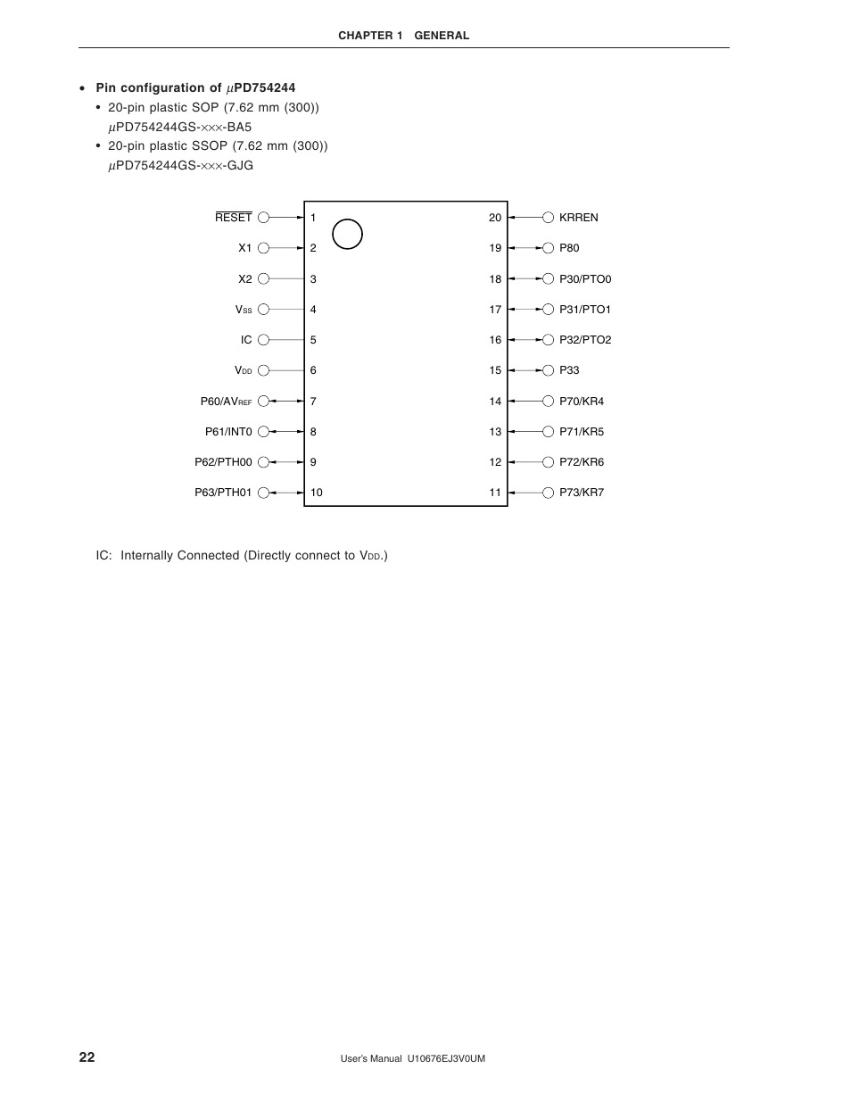 NEC PD754144 User Manual | Page 22 / 306