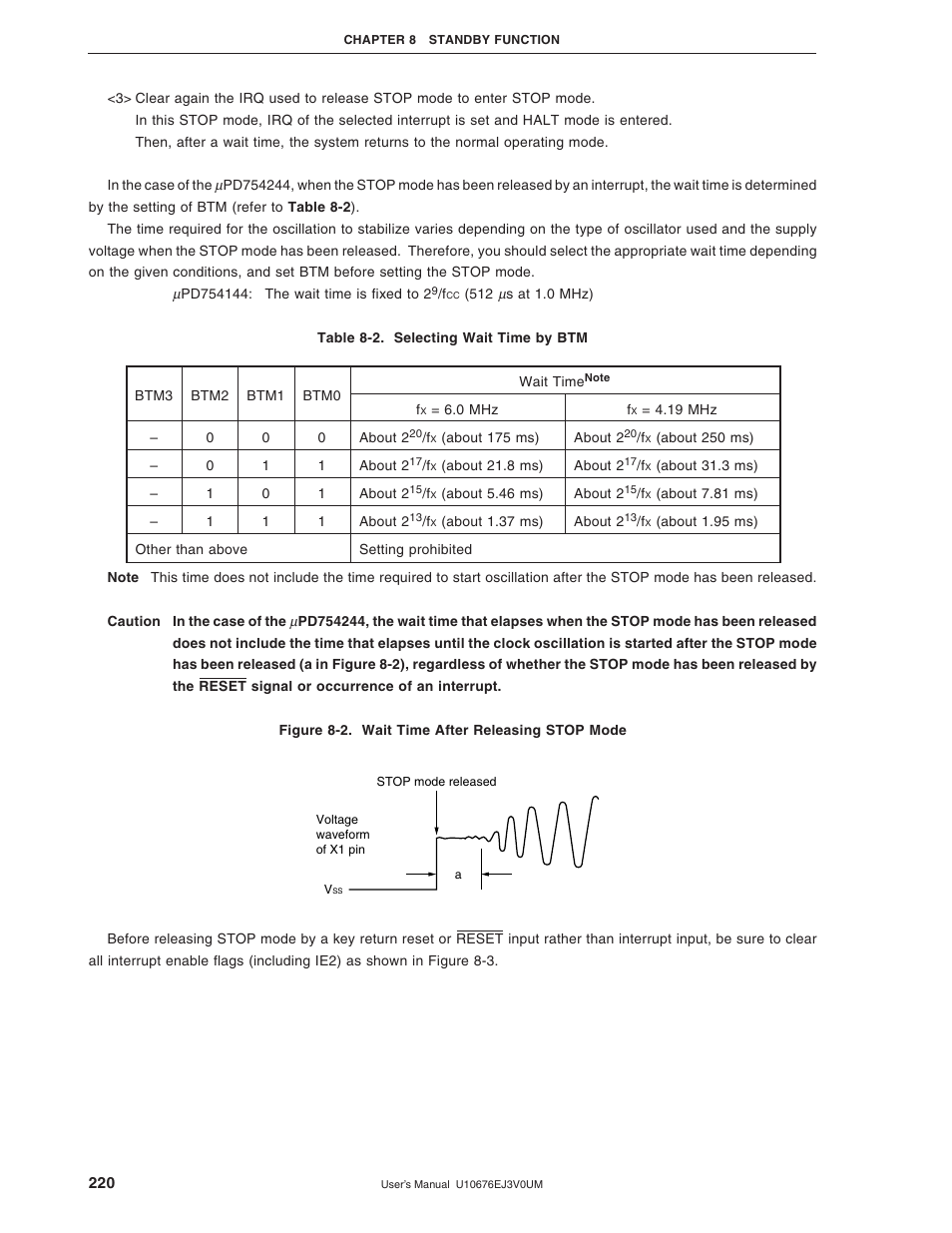 NEC PD754144 User Manual | Page 220 / 306