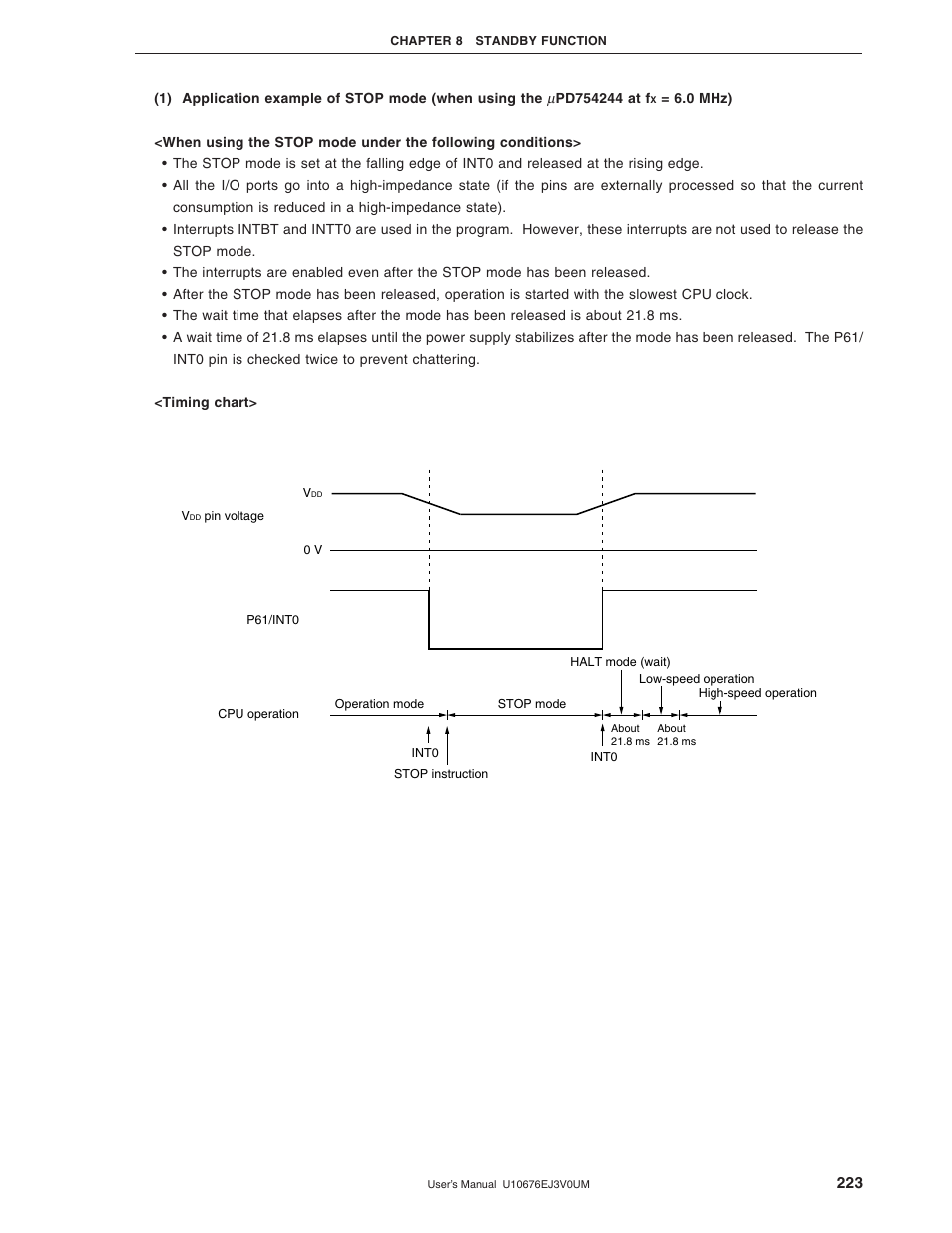 NEC PD754144 User Manual | Page 223 / 306